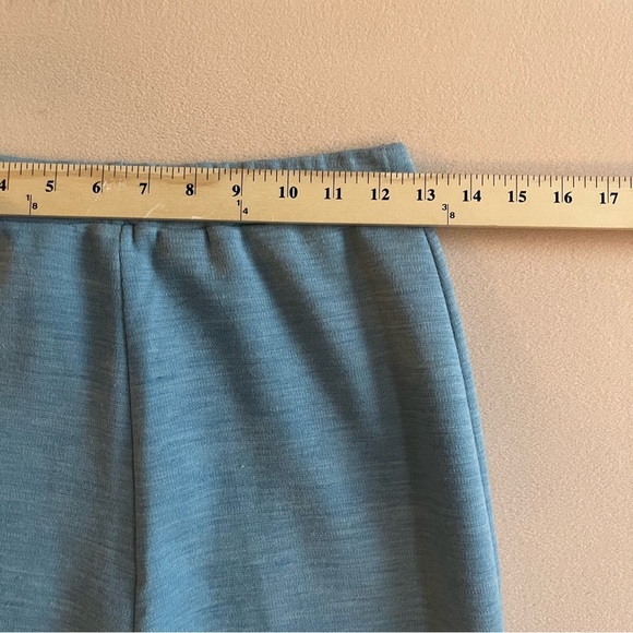 Glenayr Kitten Blue Wool Blend Straight Leg Pants Size 10 - Picture 10 of 12